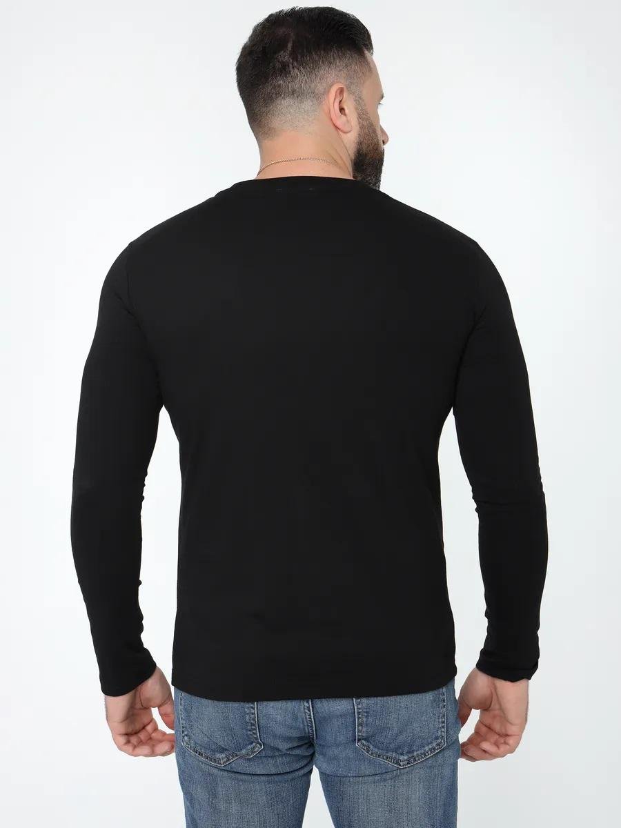 Лонгслив мужской Armani exchange Icon Period Logo AX-75-106 3XL Black - фото 5 Лонгслив мужской Armani exchange Icon Period Logo AX-75-106 3XL Black - фото 5