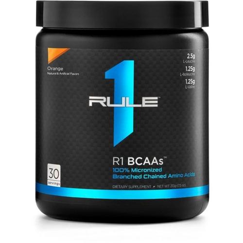 Амінокислота BCAA для спорту Rule One Proteins R1 BCAAs 221 г 30 порцій Orange