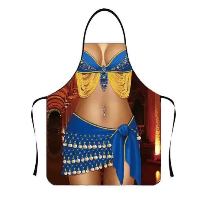 Фартук с приколом Танец живота 75х60 см Разноцветный (50045) Фартук с приколом Танец живота 75х60 см Разноцветный (50045)