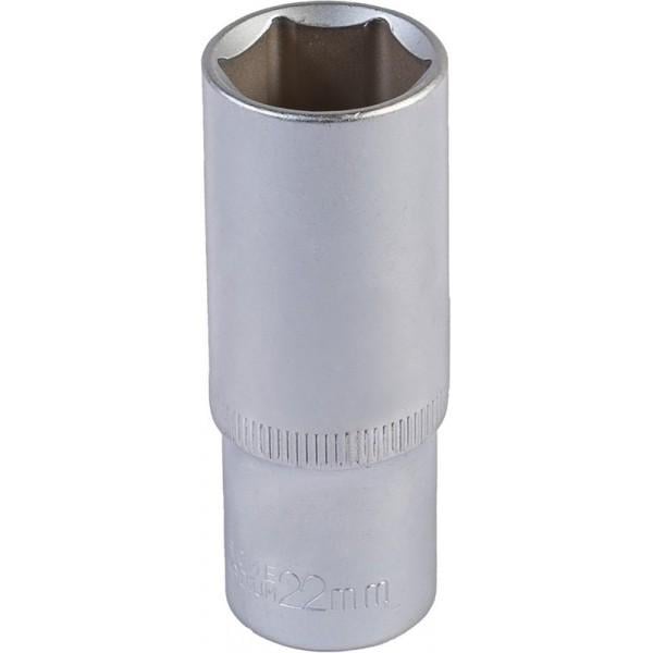 Насадка торцевая 6-гранная удлиненная MasterTool GM CRV 1/2" 22 мм (78-0522)
