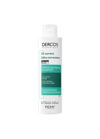 Шампунь дерматологічний Vichy Dercos Себо-регулюючий для жирного волосся 200 мл