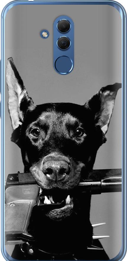 Чехол на Huawei Mate 20 Lite Доберман (2745t-1575-42517) Чехол на Huawei Mate 20 Lite Доберман (2745t-1575-42517)