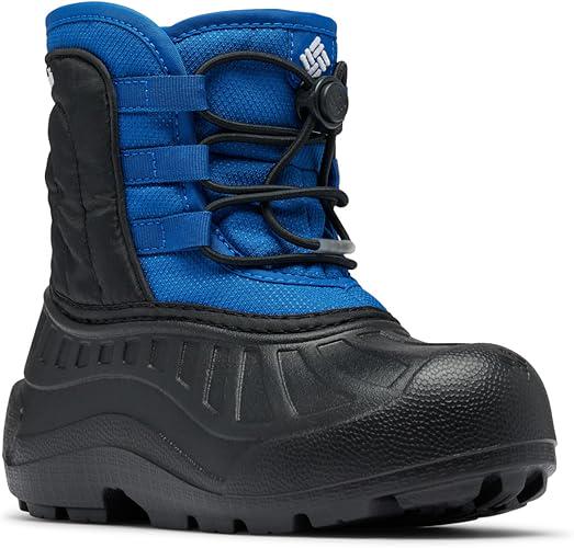 Черевики для хлопчика зимові Columbia Youth Powderbug Snowlite Lace р. 35 Чорний/Синій (2103521)