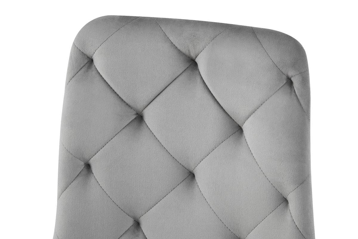 Стілець кухонний Мікс Меблі Трасті Чорний/Велюр сірий - фото 4