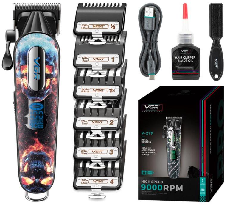 Машинка для стрижки VGR V-279 Red