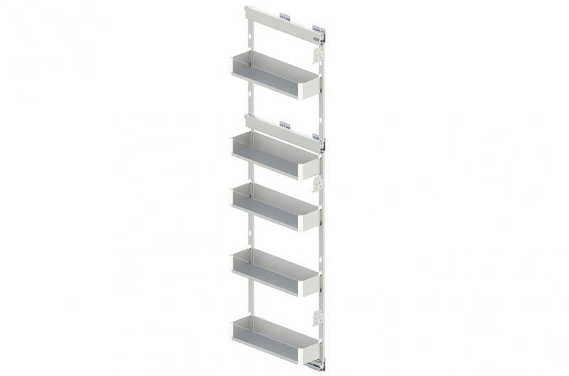 Карго Rejs Maxima PURO правая боковая стекло 5 полок 150x1700 мм Белый (WE35.0023.06.C75)