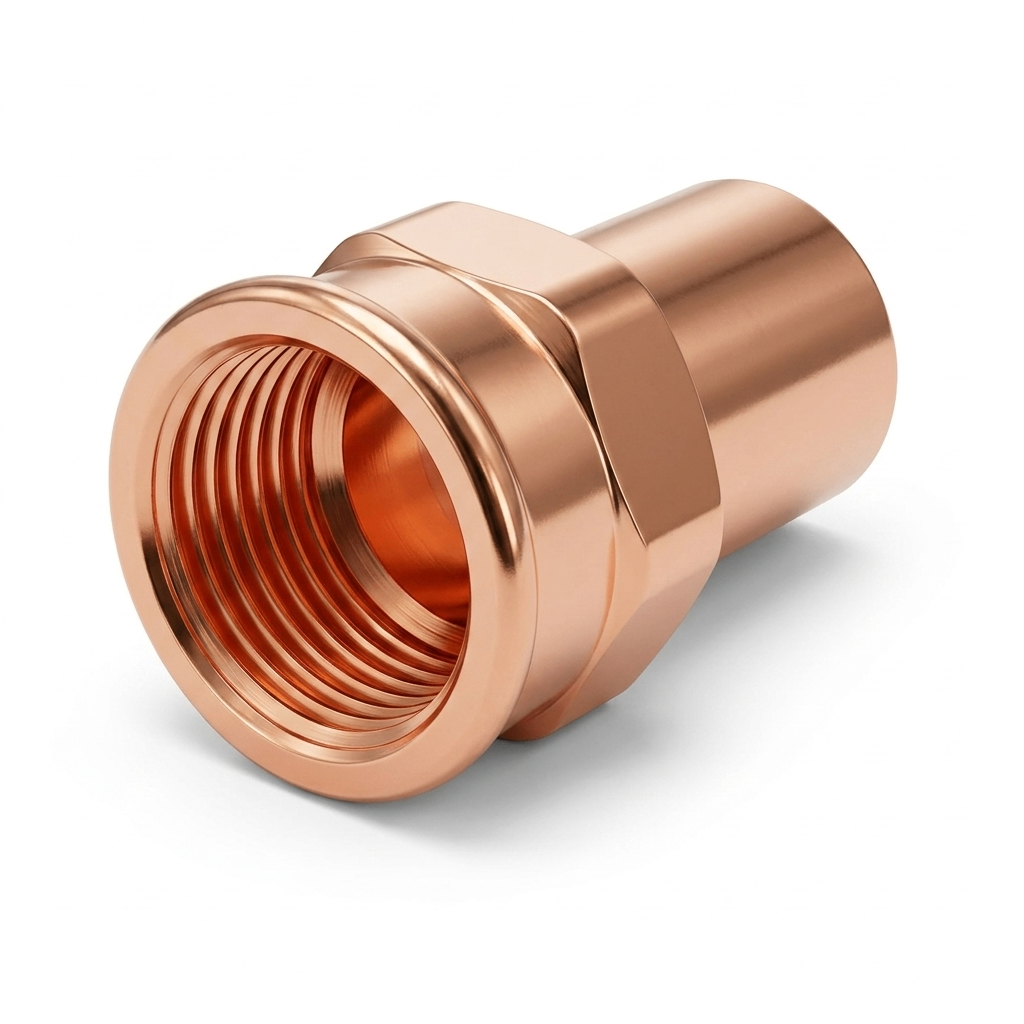 Пресс-штуцер медный Raccorderie Metalliche Aespres Uniko 28x3/4" В (669308028U)