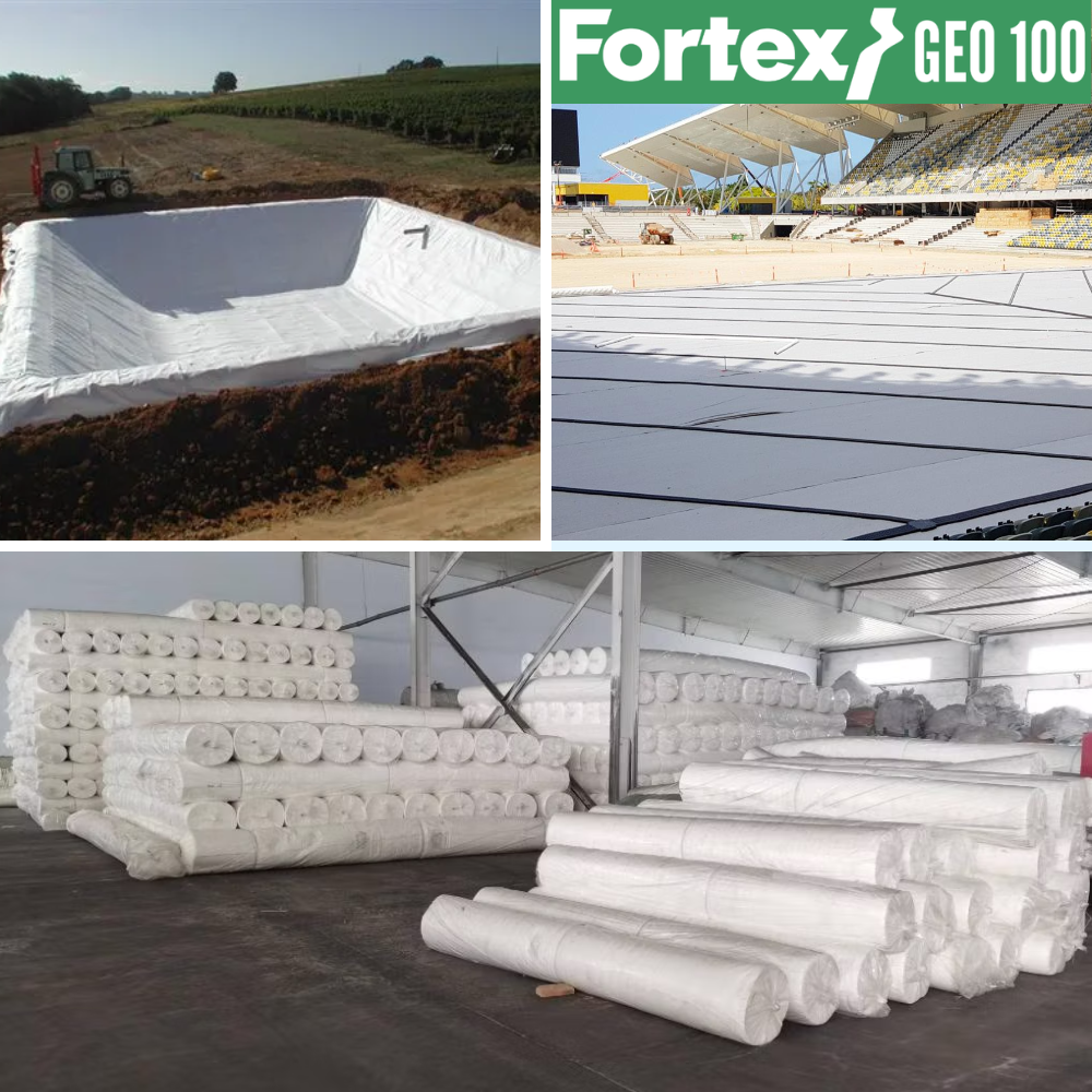 Геотекстиль нетканый PP Fortex Geo 100 г/м2 2x50 м 100 м2 (391255) - фото 12