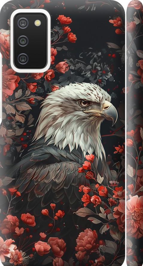 Чехол на Samsung Galaxy A02s A025F Цветочный страж (6102m-2203-42517)