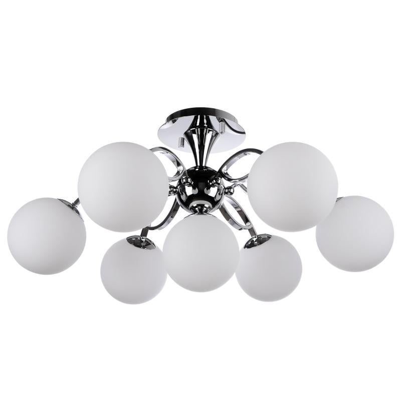 Люстра прованс молекула Brille BL-312S/7 E27 WH