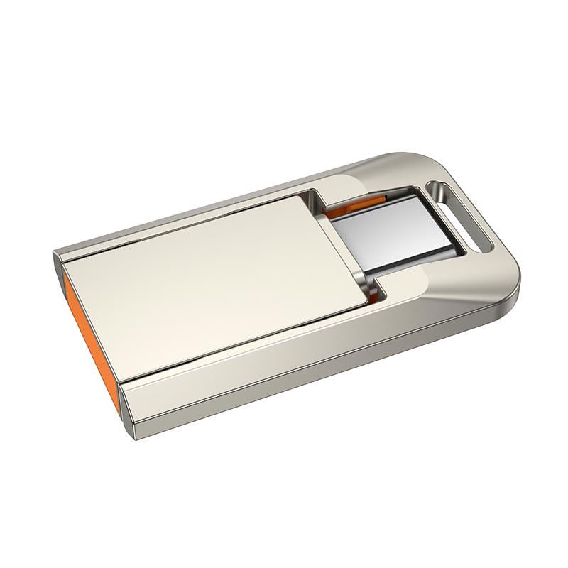 Флеш-память USB Hoco UD17 32 Гб USB Type-C Silver (17552) - фото 2 Флеш-память USB Hoco UD17 32 Гб USB Type-C Silver (17552) - фото 2