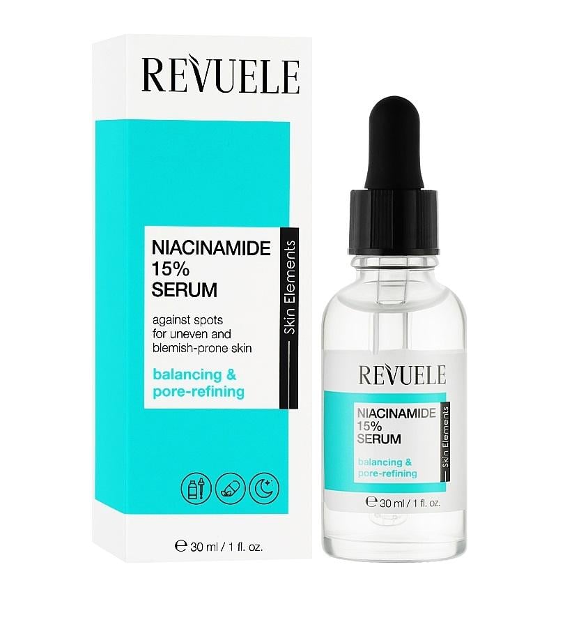 Сироватка для обличчя Revuele Niacinamide 15% 30 мл (5060565106192) - фото 2