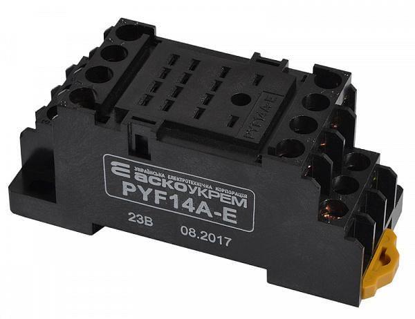 Колодка для промежуточного реле АСКО-Укрем PYF14A-E 3А 4к 220V AC МY4 (A0090020005) - фото 1
