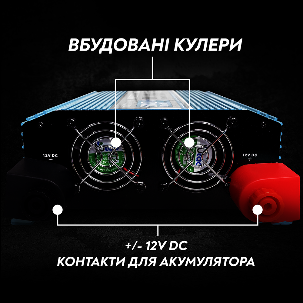 Автомобильный инвертор MaxTech HN-3000-12 с правильной синусоидой чистый синус для котла 3000 Ватт 3000 W 3 кВт (96) - фото 7