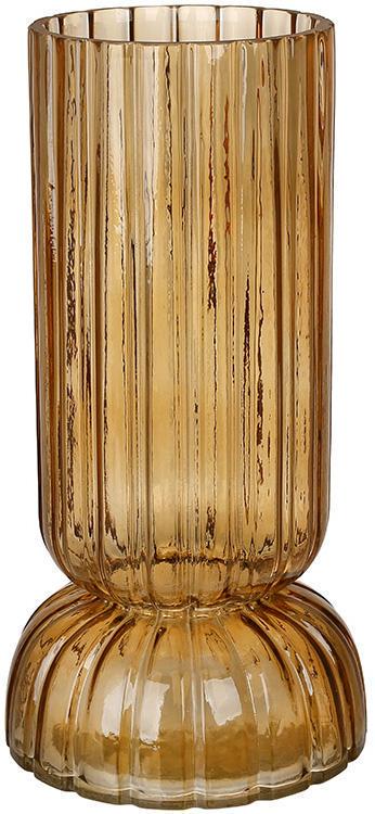 Ваза стеклянная Retro Grace 1012х25 см Амбер