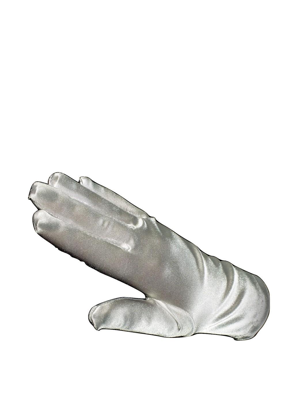 Перчатки короткие атласные (99-243WT)