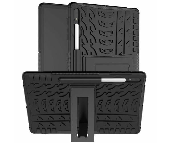 Чехол бронированный Armored Case для Samsung Galaxy Tab S7 FE T730 Черный