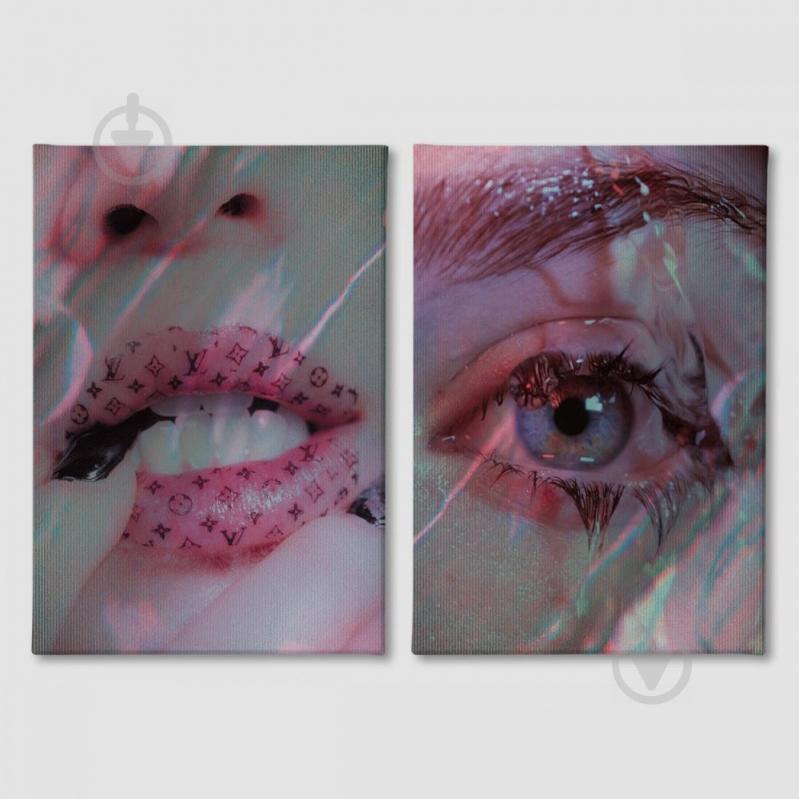 Модульная картина из двух частей Louis Vuitton Malevich Store 93x60 см (MK21217)