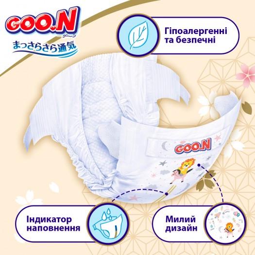 Підгузки Goo.N Premium Soft для немовлят NB до 5 кг 72 шт. (F1010101-152-ks) - фото 5