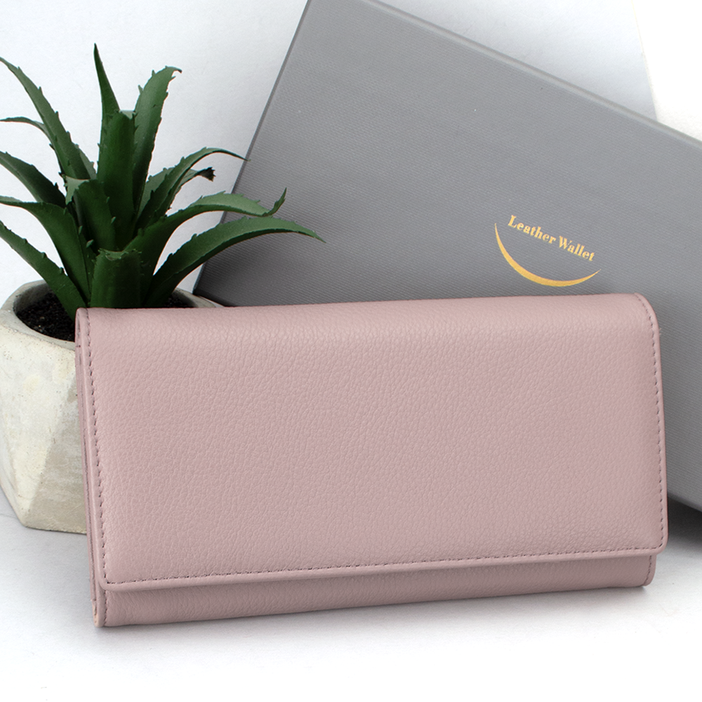 Гаманець жіночий шкіряний Fuerdanni D-6095 класичний Рожевий (1996746112)