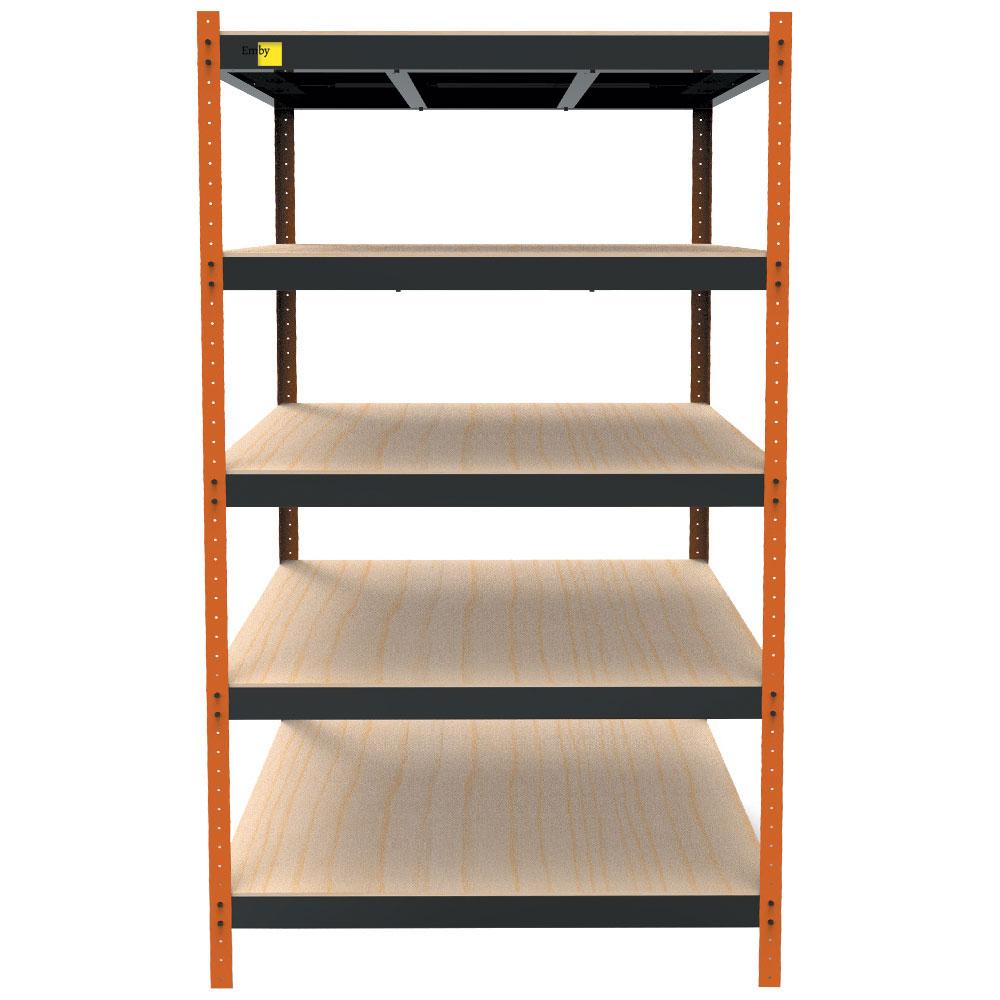 Стелаж металевий Emby Heavy Series посилений 5 полиць ДСП до 300 кг 2500х1300x900 мм (65d33a276fb0382fce23f055) Стелаж металевий Emby Heavy Series посилений 5 полиць ДСП до 300 кг 2500х1300x900 мм (65d33a276fb0382fce23f055)