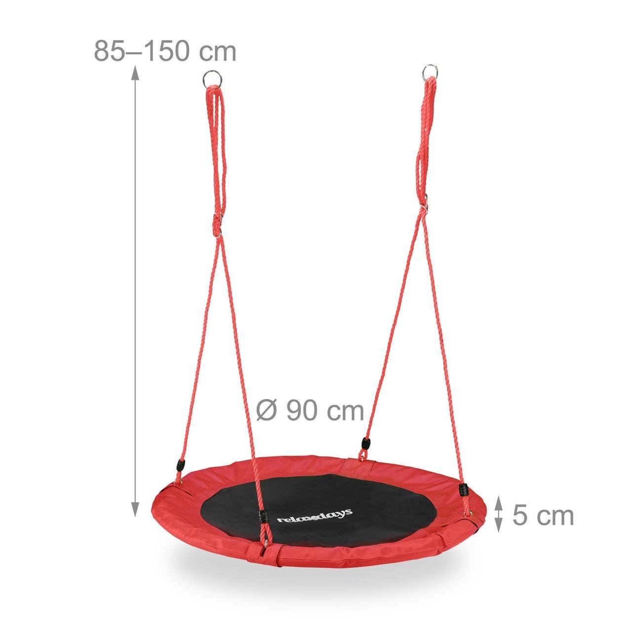 Садовая качель-гнездо Relaxdays 90 см (19744227) - фото 3