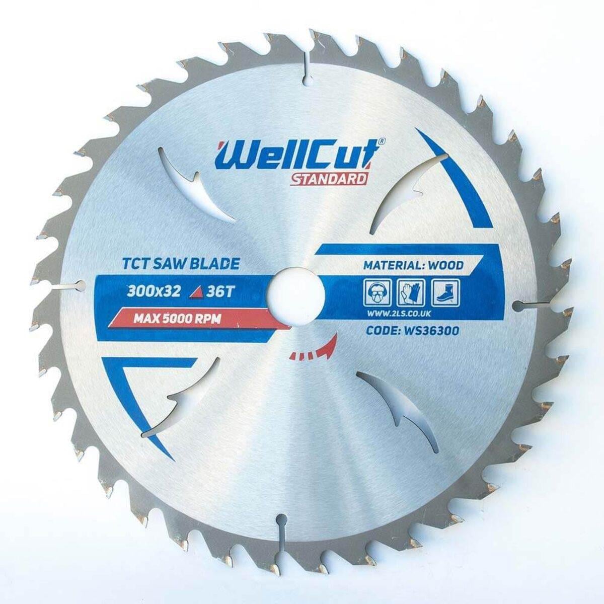 Пильный диск по дереву WellCut Standard 300х32 мм 36Т 10 шт. (018068)