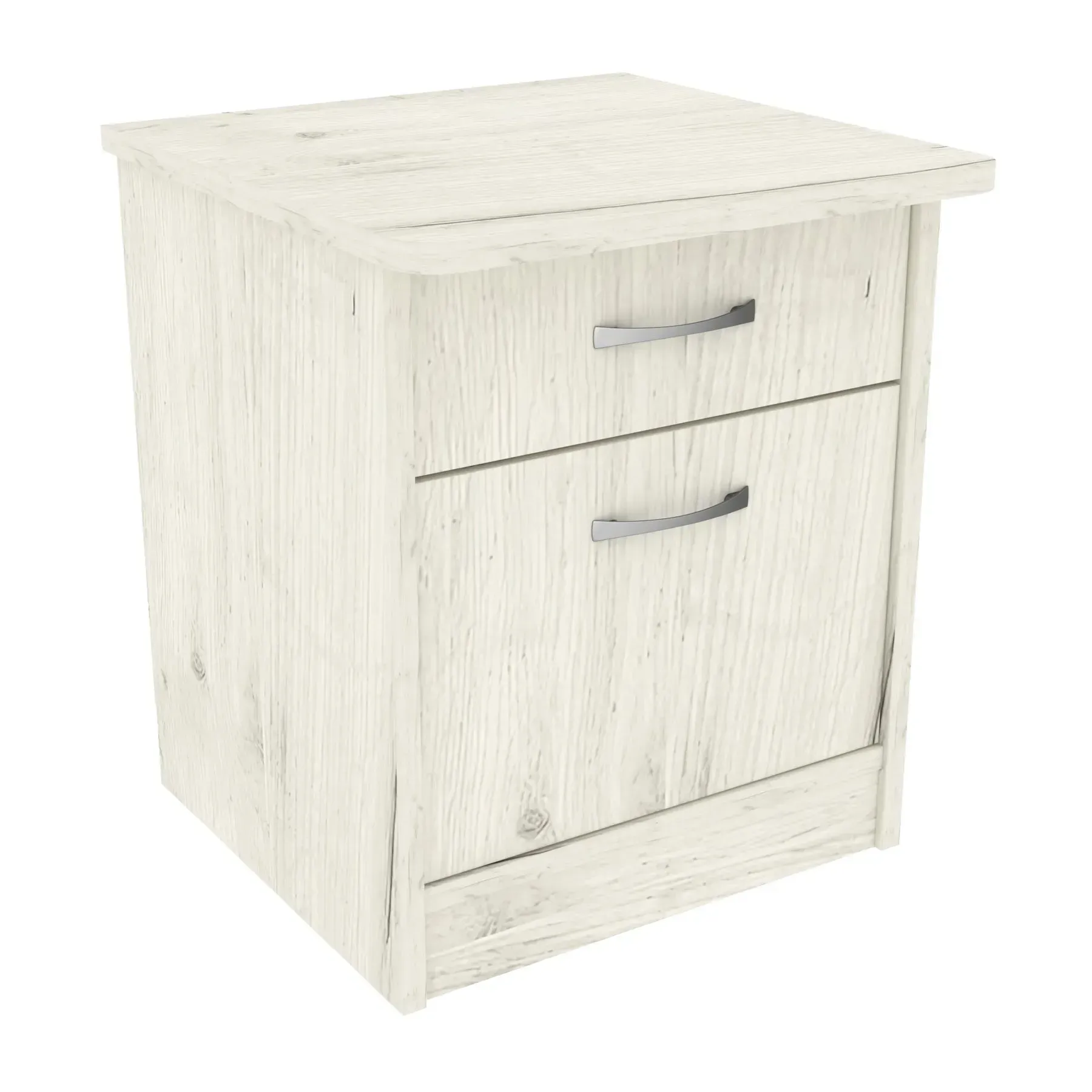 Тумба прикроватная Kontinent Diana 400х400х470 мм Дуб Крафт Белый (52950024)