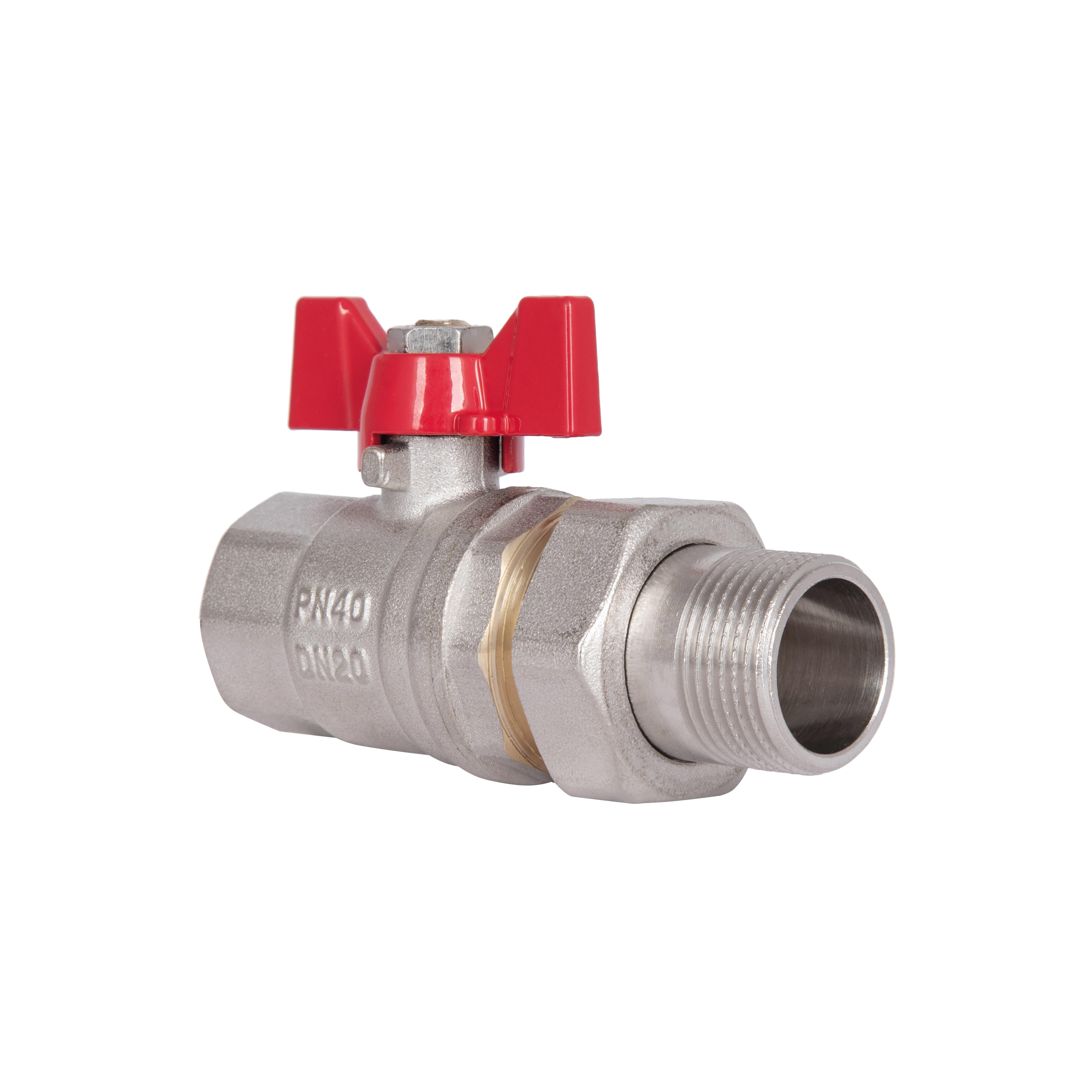 Кран шаровой Thermo Alliance Американка Standart прямой 3/4" ВЗ (SD220W20)