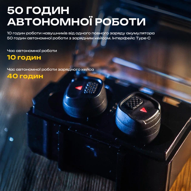 Беруши активные защитные Earmor M20T Pro FG Bluetooth 5.4 NRR 30 Olive (M20T-PRO-FG) - фото 10