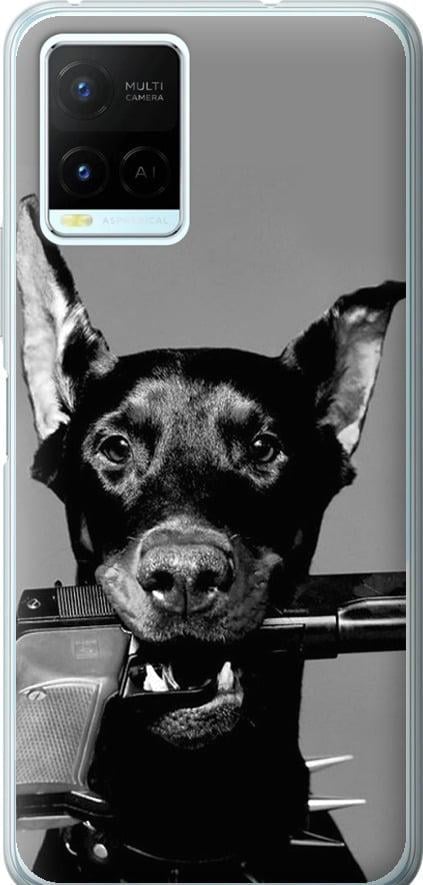 Чехол на Vivo Y21 Доберман (2745t-669-42517)