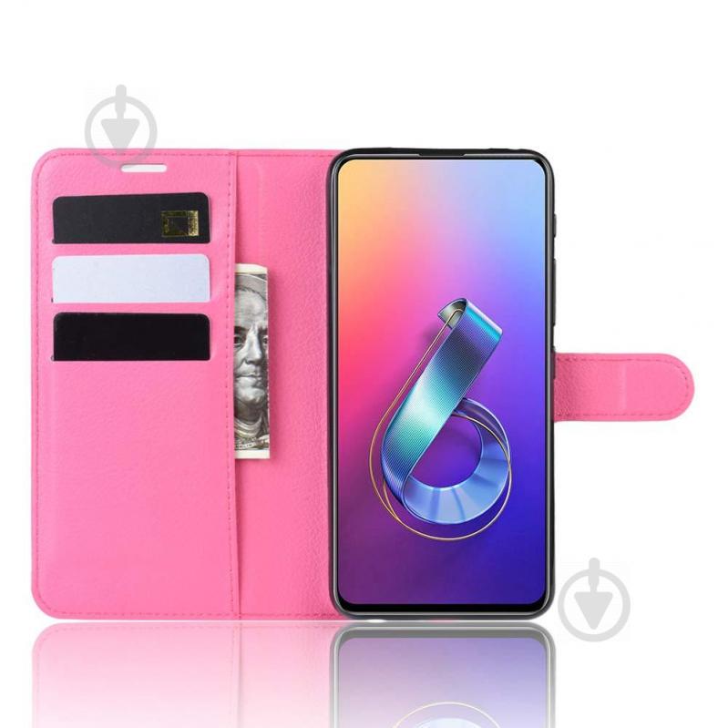 Чохол-книжка Litchie Wallet для Asus Zenfone 6 ZS630KL Rose (hub_GDtr98598) - фото 5