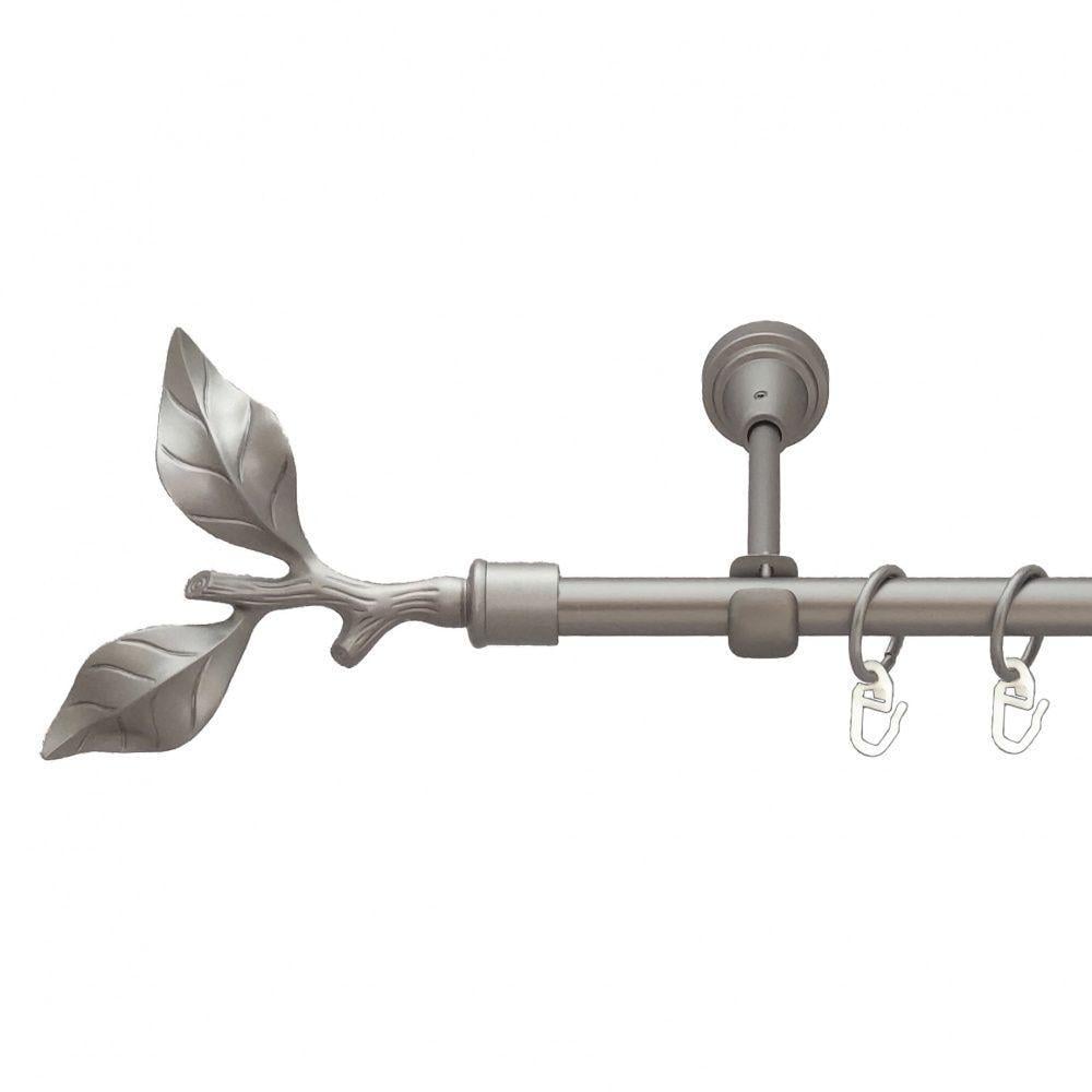 Карниз Orvit Листок однорядный гладкий 16 мм 160 см Сатин (6091315)