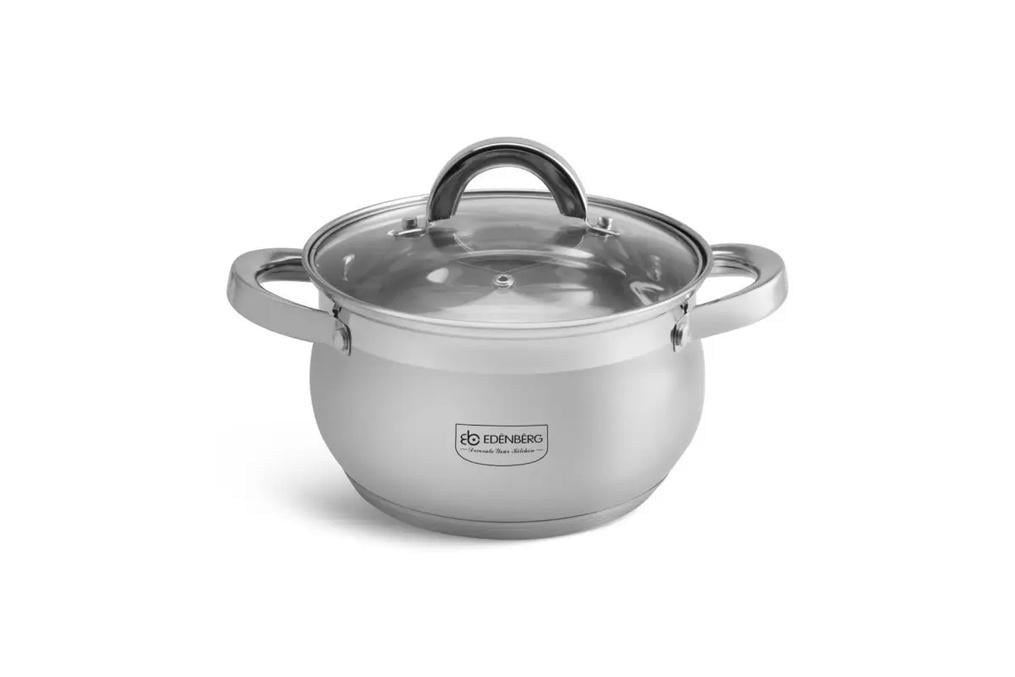 Кастрюля с крышкой Edenberg EB-3723 нержавеющая сталь 2,1 л (57-46-EB-3723)