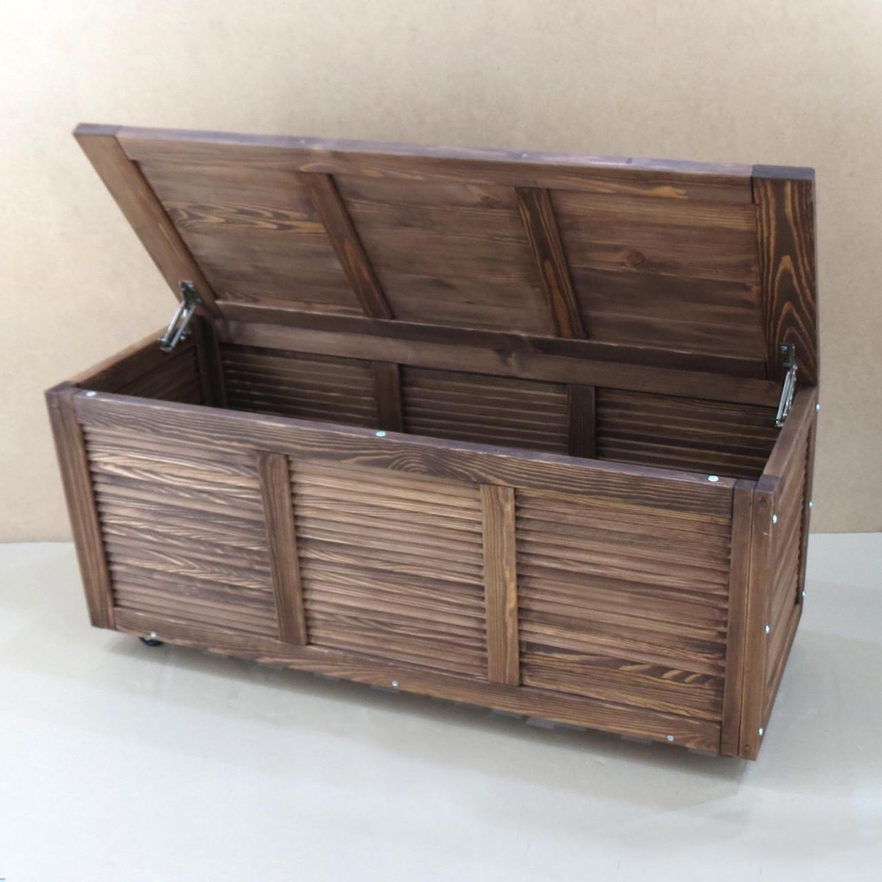 Сундук напольный из дерева Гамбия Капучино (СНД-001209)