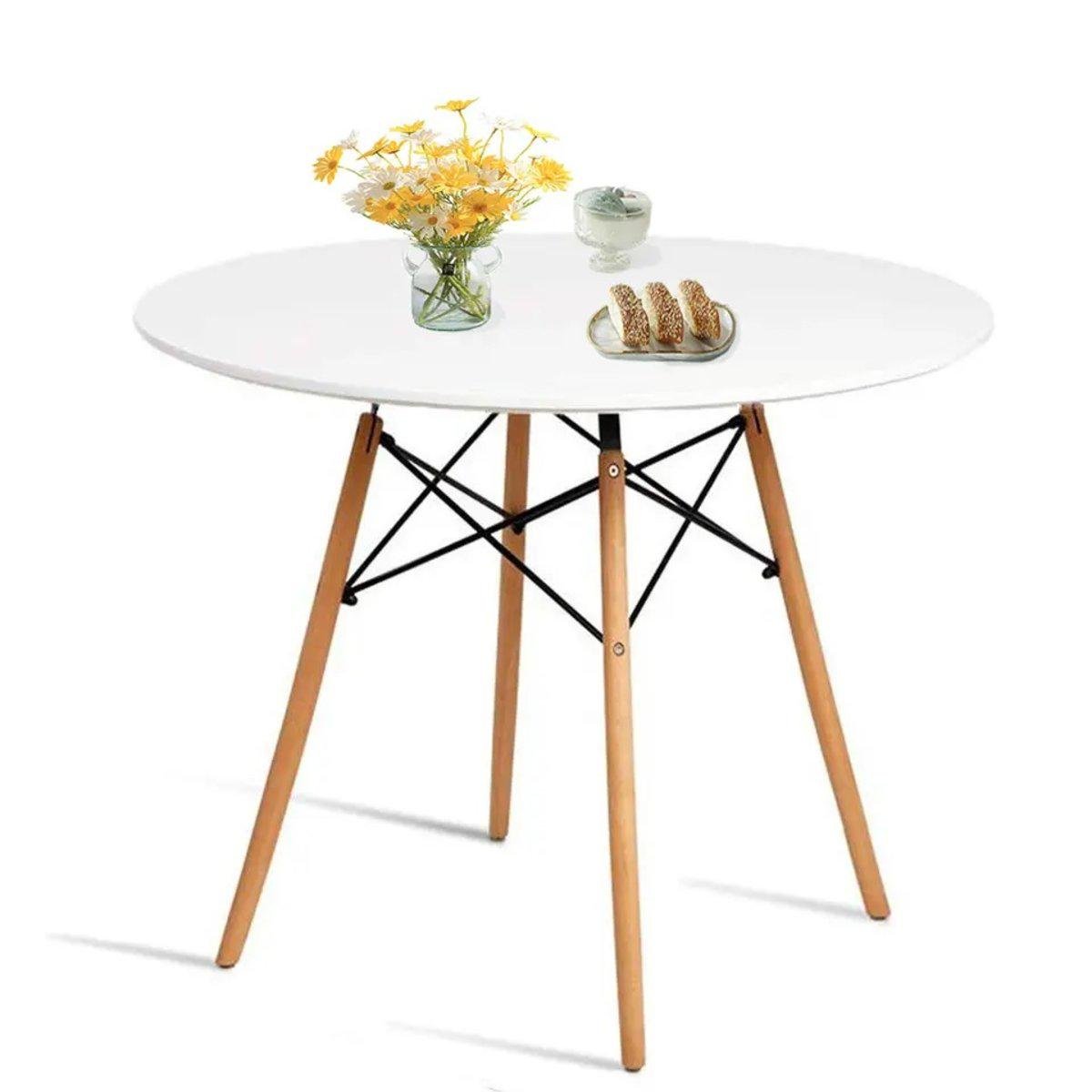 Стол обеденный Мікс Меблі Етна MDF круглый d 800 мм Бук/Мдф беый - фото 2 Стол обеденный Мікс Меблі Етна MDF круглый d 800 мм Бук/Мдф беый - фото 2