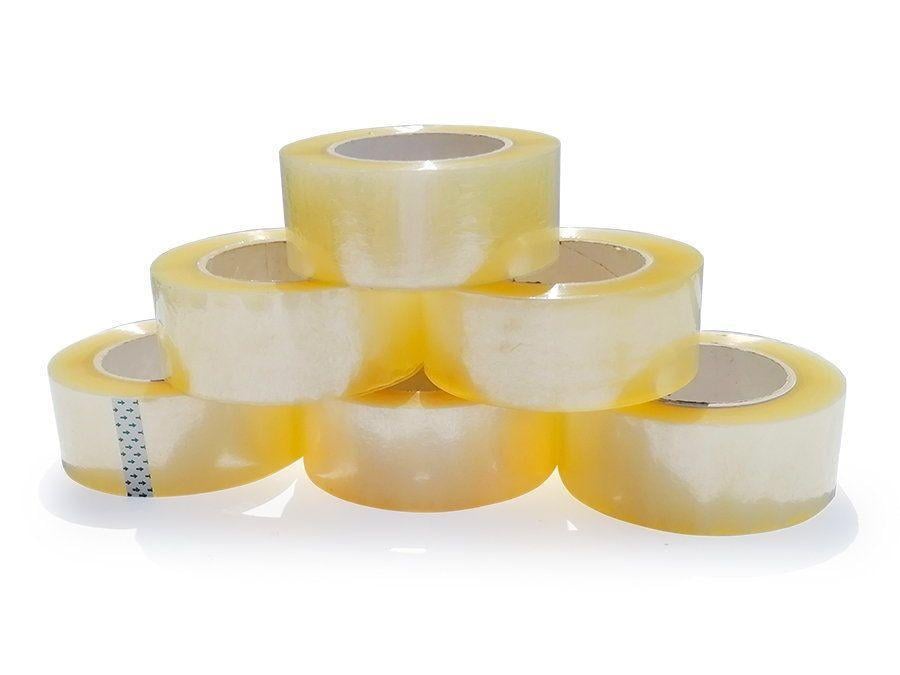 Скотч плотный 48 мм х 60 м 63 мкм 56 шт. Прозрачный (1420487431)