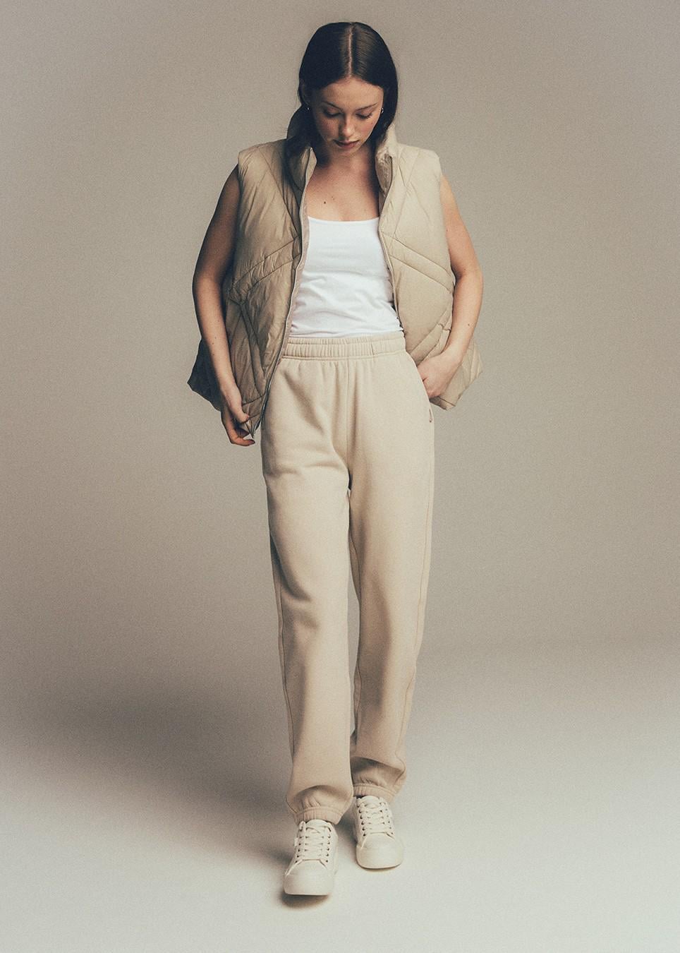 Спортивные штаны женские Diverse SUNNE M Каменно-бежевый (5905384120779)