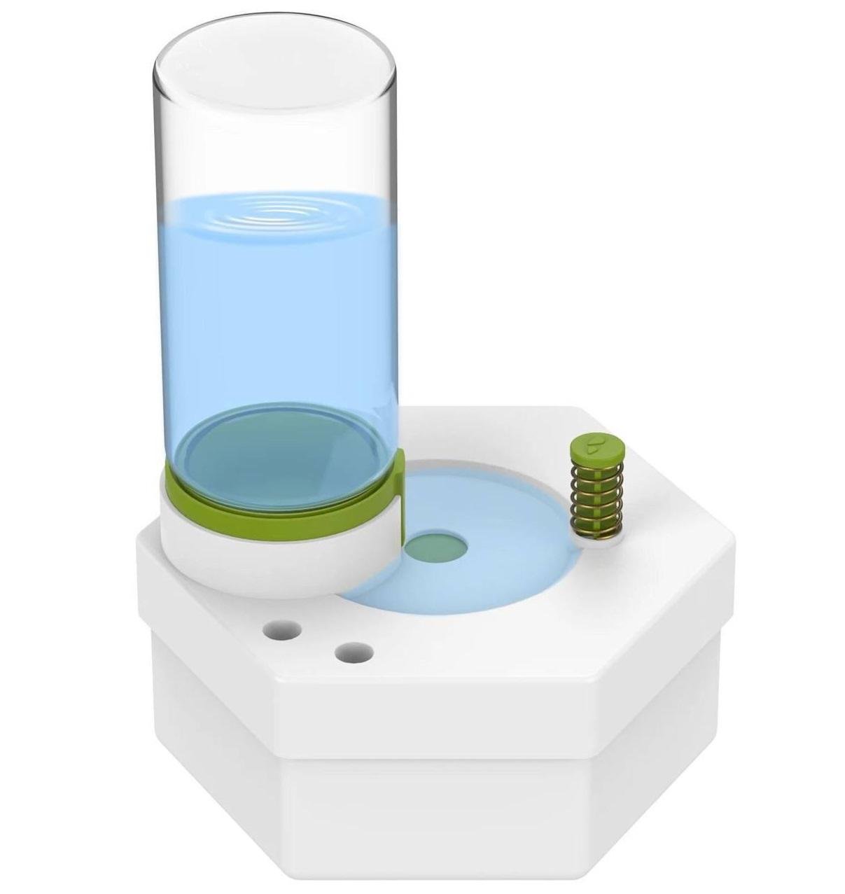 Ополаскиватель кистей для рисования пластиковый Салатово-белый (77520882) Ополаскиватель кистей для рисования пластиковый Салатово-белый (77520882)