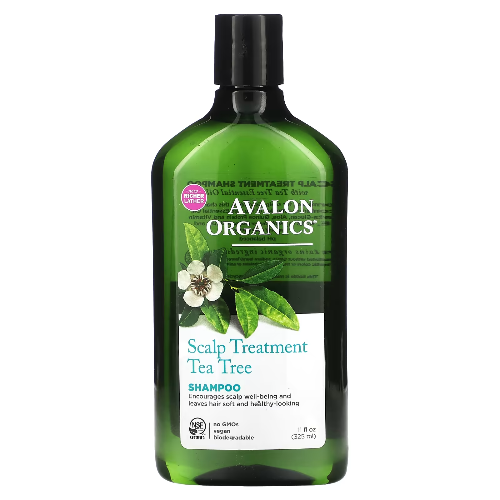 Шампунь для кожи головы Avalon Organics чайное дерево 325 мл 11 жидких унций