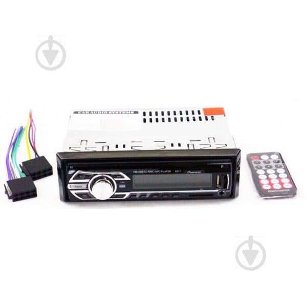 Автомагнитола 6317 мульти подсветка Usb RGB Fm Aux пульт 1 din