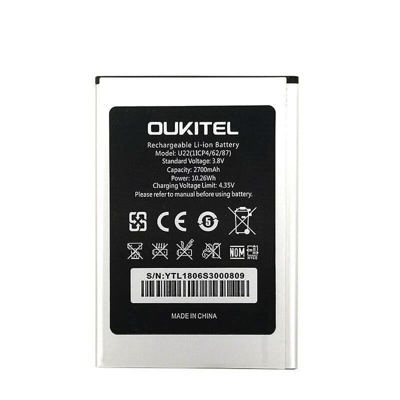 Батарея для Oukitel U22 2700 mAh (847)