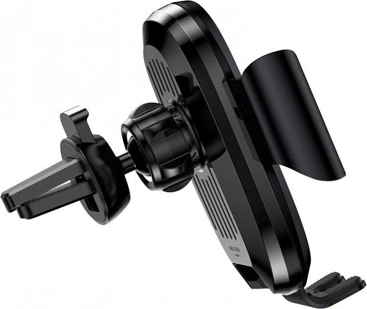 Автодержатель Baseus Smart Car Mount Holder Black (SUGENT-ZN01) - фото 3
