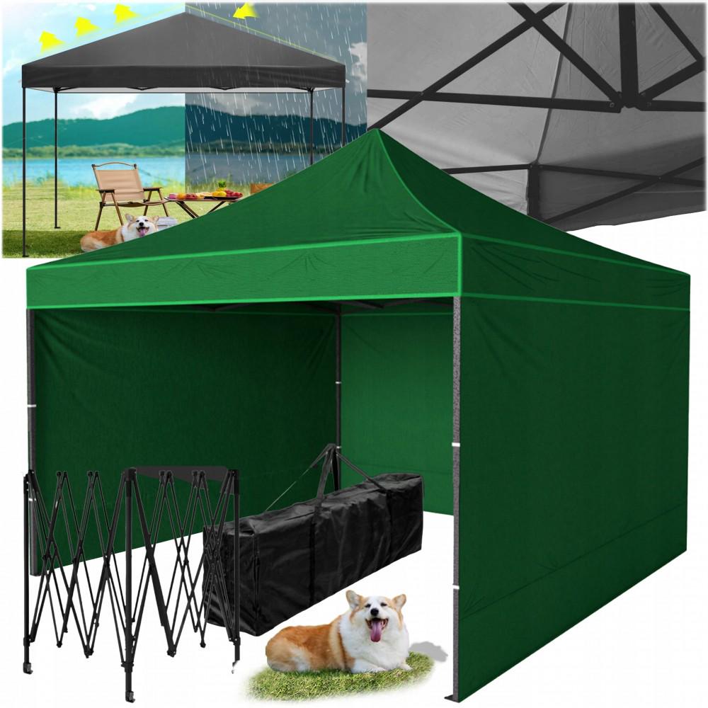 Палатка павильон раздвижная Bonro B-9004 со стенками с сумкой 2,9х2,9 м Зеленый (42400985) - фото 2 Палатка павильон раздвижная Bonro B-9004 со стенками с сумкой 2,9х2,9 м Зеленый (42400985) - фото 2