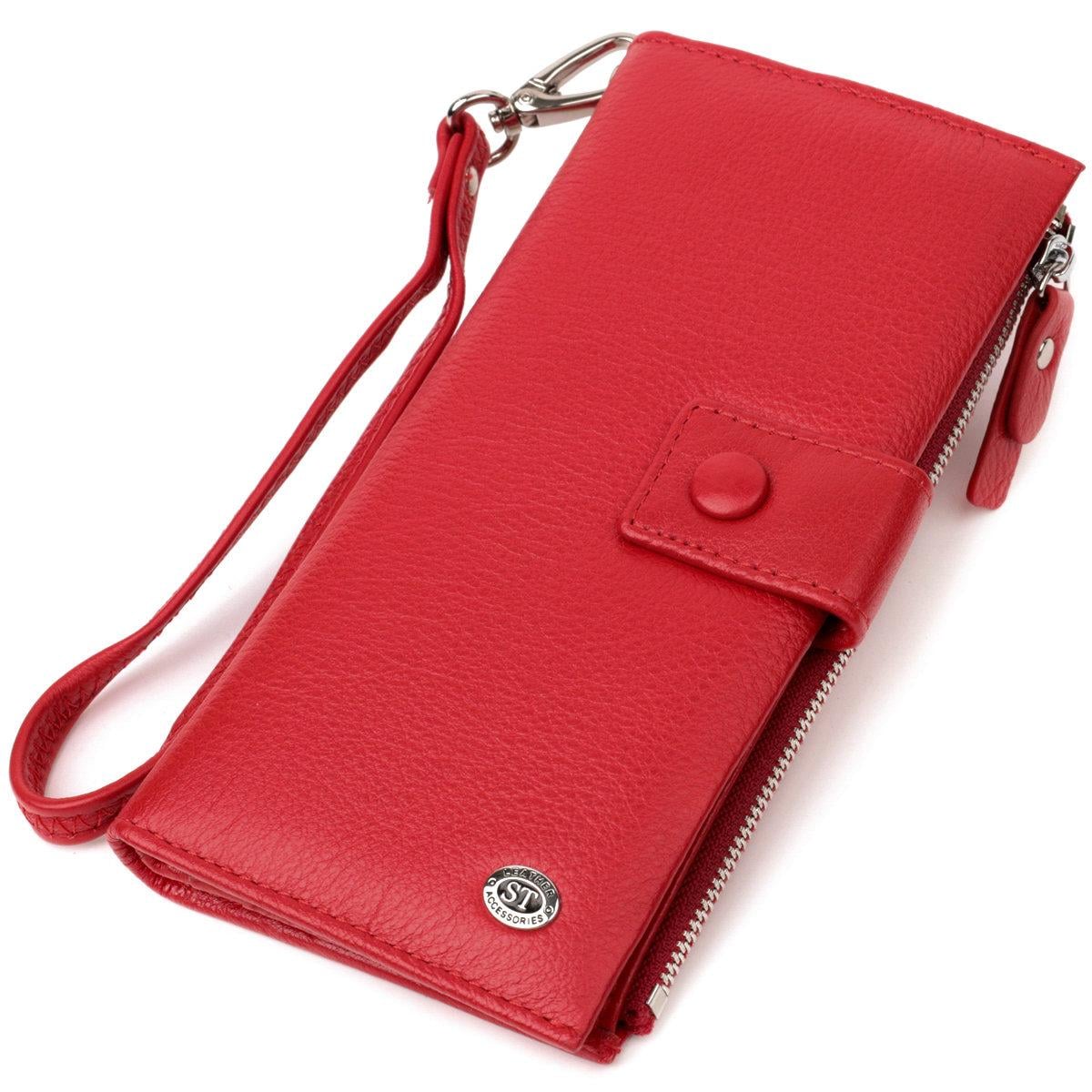 Кошелек женский ST Leather 22536 из натуральной кожи Красный (168-136-22536)