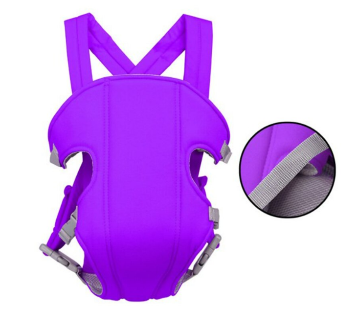 Рюкзак-кенгуру для ребенка от 3 до 24 месяцев до 15 кг Фиолетовый (2611249369) - фото 8