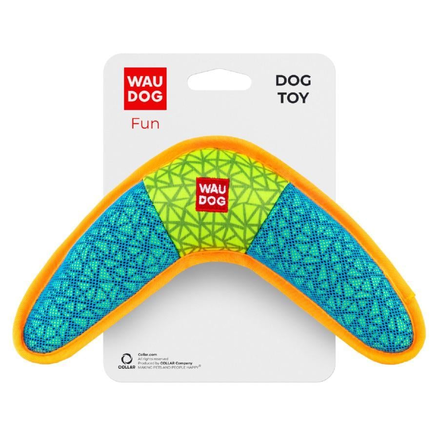 Игрушка для собак Waudog Fun Бумеранг 24х14 см Голубой