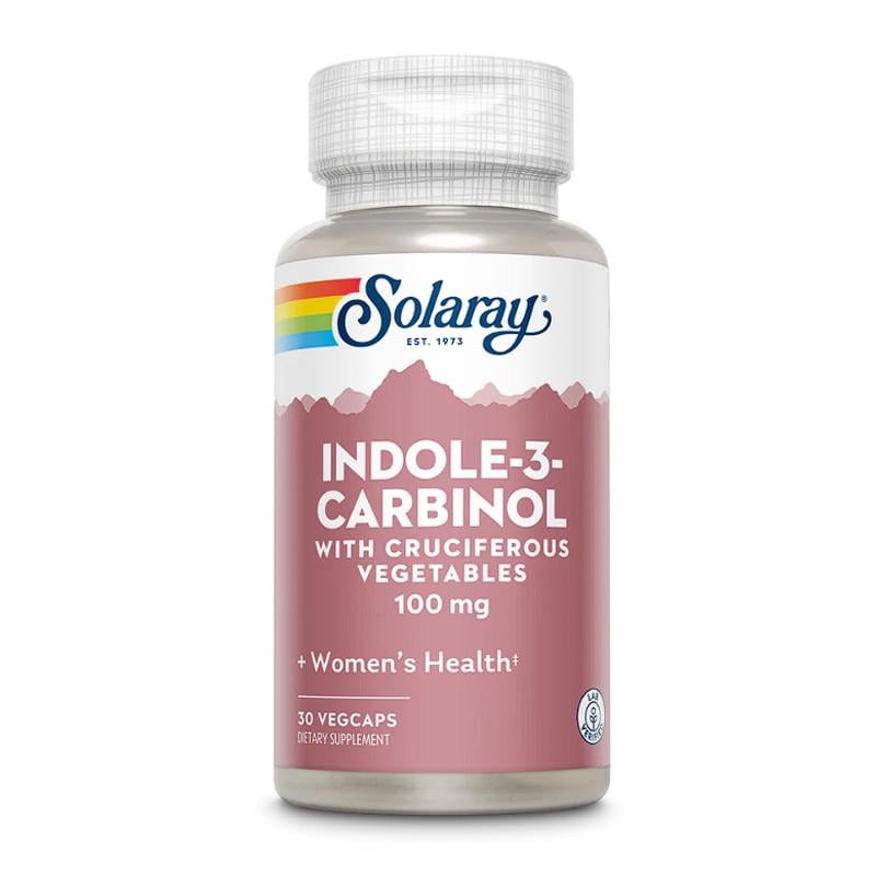 Індол-3-карбінол Solaray Indole-3-Carbinol 100 мг 30 капс. (20239-01)