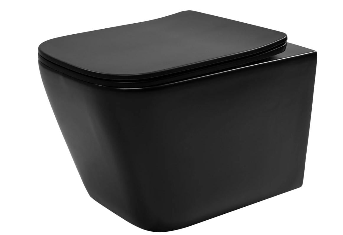 Унитаз подвесной Rea JULIO Black Matt (2619564701)