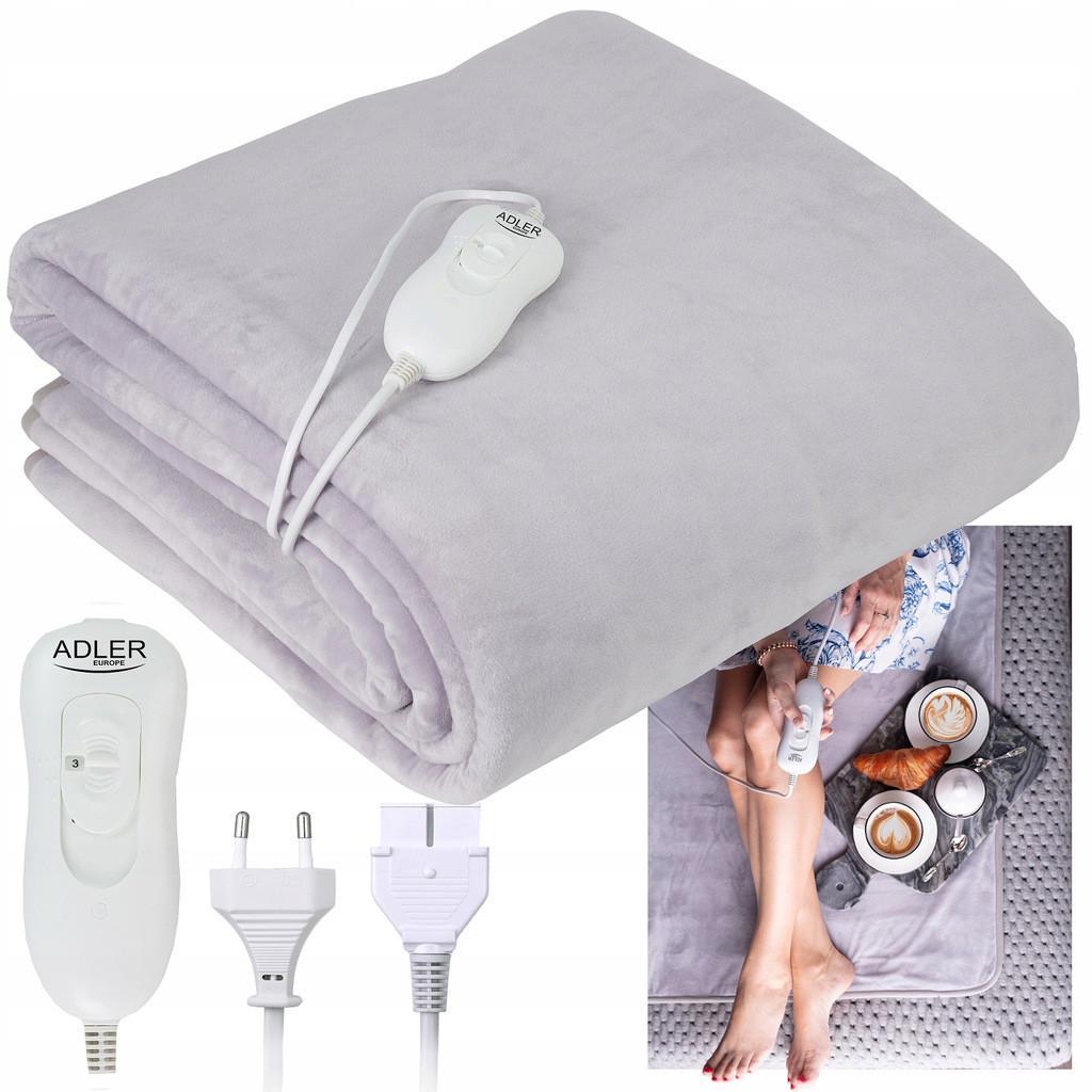 Электропростынь Adler AD 7425 60 Вт 150x80 см - фото 3 Электропростынь Adler AD 7425 60 Вт 150x80 см - фото 3